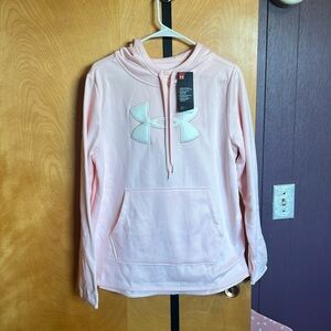 Under Armour, pink brand new sweatshirt